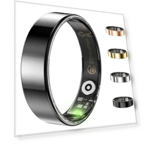 Ultra-thin Sleep & Fitness Tracker Smart Ring — Wearable Accessories, Piano Potato