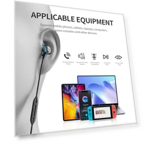 Wired Earbuds — In-Ear Headphones, BACKWIN