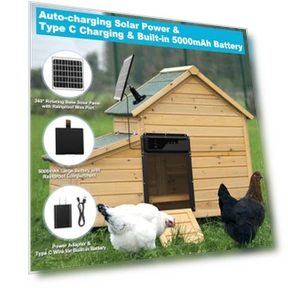 Automatic Chicken Coop Door — Electronic Doors