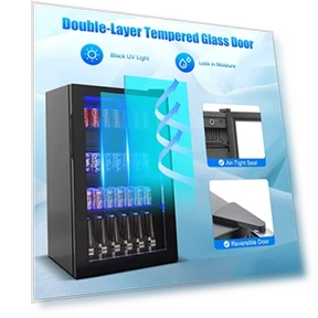 Mini Beverage Fridge — Mini Fridges, COSTWAY
