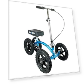Quad All Terrain Knee Scooter — Leg Lifters, KneeRover