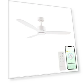Smart 3-Blade Ceiling Fan with LED Light Kit — Ceiling Fan Lighting Solutions, East Grove Home