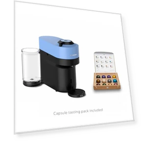 Vertuo Pop+ Coffee and Espresso Machine with Aeroccino Milk Frother — Coffee & Espresso Combos, Nespresso