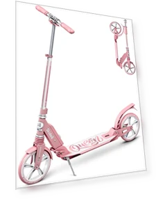 Adjustable Height Folding Scooter — Push Scooters, SKIDEE