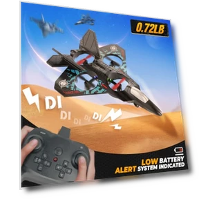 RC Plane with LED Navigation Light — Remote Control Aircraft, BEZGAR