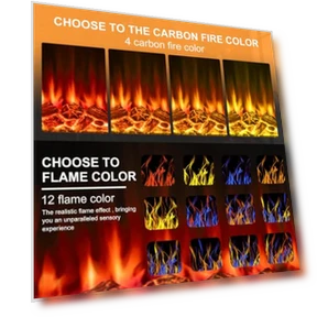 Electric Fireplace with Mantel — Electric Heating Solutions, BOSSIN
