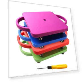 Gym Floor Scooter Board with Handles — Kids Fitness, GSE Games & Sports Expert
