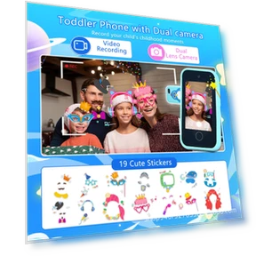 Kids Cartoon Silicone Smart Touch Phone — Play Phones, Serene Greens