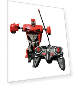 Radio-controlled transforming robot — Interactive Figures & Robots, MIYAKO