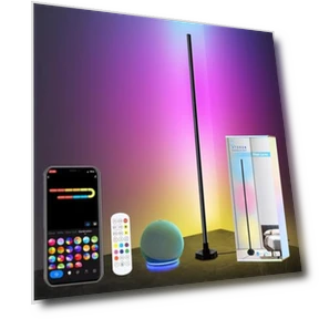 RGBW Corner Floor Lamp — Desk & Table Lighting, YTDRGB