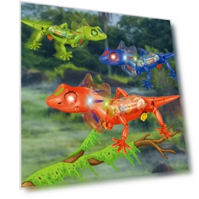 Robotic Electronic Pet Lizard — Interactive Animal Companions, Qinhe