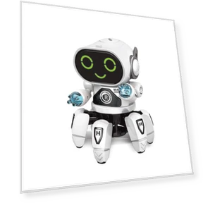 Six Claw Dancing Singing Light Electric Robot Toy — Interactive Figures & Robots, Neoglint