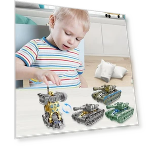 Transformable Robot Tank Spinner — Stress Relievers, jinleyu
