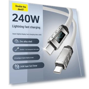 Type-C Fast Charging Cable with Smart Chip and Digital Display — Cables, ElectroCN
