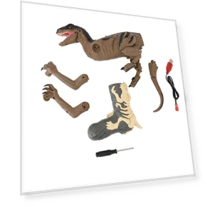 2 in 1 Remote Control Dinosaur Toy — Two-Way Radios for Kids, Neoglint