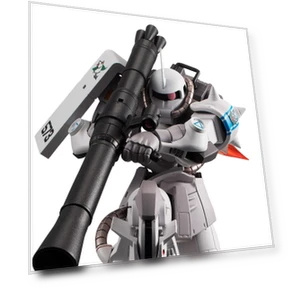 High Mobility Zaku II SIDE MS Robot Spirit — Figure, Bandai