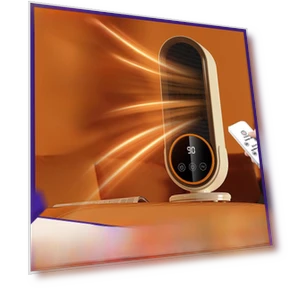 High Power 1200W Smart Ceramic PTC Table Heater — Portable Heating Solutions, Perfect choice for your home