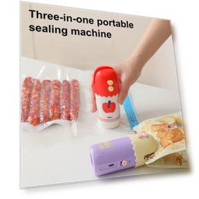 Portable Mini Vacuum Sealer 3-in-1 with USB Charging — Vacuum Bags, Deyishenghuo