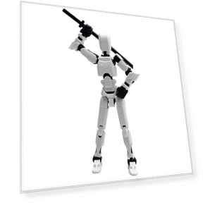 Robot Figure Action Plastic Model — Figure, SAKURA BLOSSOM TOYS