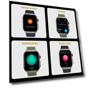 Smart Watch with ECG and Blood Oxygen Monitoring — Smartwatches, ping Day