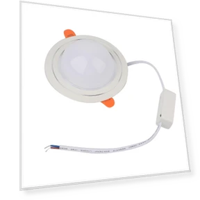 White 7W RGB+W Smart WiFi LED Recessed Ceiling Light — Recessed Lighting, KONNWEI