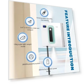 Window Cleaning Robot with Dual Water Spray — Smart Cleaning Robots, First choice