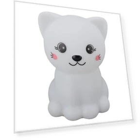 Cute Cartoon Cat Silicone Night Light — Night Lights, Neoglint