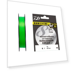 PE Line UVF Morethan DuraSensor 8 Braid — Braided, Daiwa