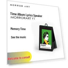 Smart Bluetooth Speaker and Photo Frame with Floating Song Lyrics and Calendar — Digital Frames, ElectroCN