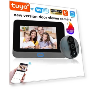 Smart WiFi Electric Doorbell with Peephole — Smart Home Security, Crown Global