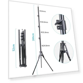 Adjustable Tripod Floor Stand Tablet Holder — Stands, Good Household Items