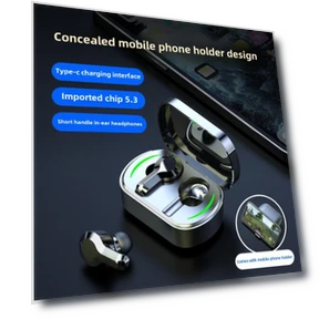 Bluetooth-гарнитура TWS In-ear Smart Noise-canceling Wireless Sports — In-Ear Headphones, QUEED