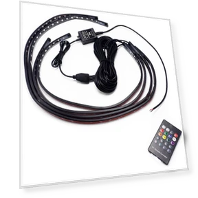 Car Music Link Tape Light Sound Sensor — Car Accessories & Gadgets, SAMURAI STYLE