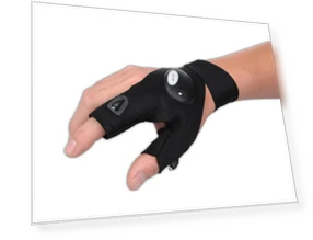 Night Fishing Gloves with LED Lighting — Gloves, AI Supermarket