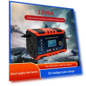 Smart Charger 12V 6A for Car and Motorcycle Batteries — Chargers, GearUp AutoMoto