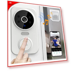 Smart Wireless Video Doorbell with Two-Way Intercom — Smart Home Security, Global Finds