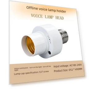 Voice Controlled Touch Lamp Holder with Switch — Standing Lights, All gears