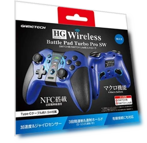 Wireless Battle Pad Turbo Pro Controller — Gaming Controllers, MIYAKO DENKI