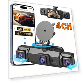 4 Channel Dash Cam Driving Camera — Dashboard Cameras, LIAESMART