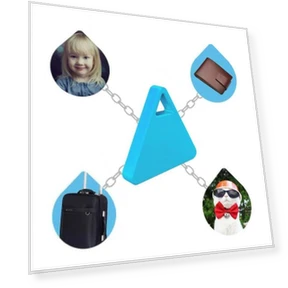 Bluetooth Anti-Lost Tracker Alarm Key Finder GPS Locator — Item Locators, flower 01