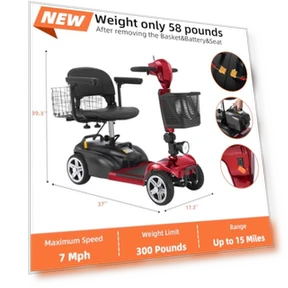 4 Wheels Mobility Scooter — Electric Self-Balancing Scooters, Mbxcooter