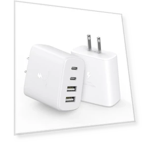 40W 2Pack 4Port USB C PD Charger Block — Chargers, Shenzhen Jiaxingyuan Technology Co., Ltd.