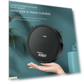 Mini Vacuum 3-in-1 Intelligent Robot Sweeper — Smart Cleaning Robots, Perfect choice for your home