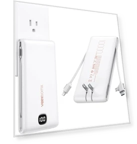 Portable Charger with Built in Cables — Chargers, VEEKTOMX