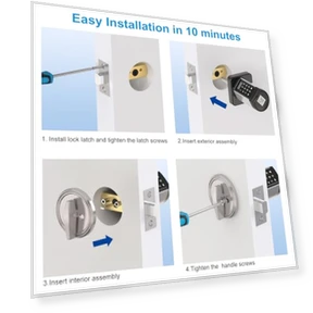 Smart Deadbolt Lock — Keyless Entry, YOUDO