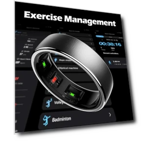 Smart Ring Health Tracker — Wearable Accessories, CNBRO