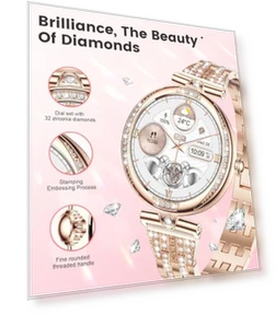 Smart Watch with Diamonds — Smartwatches, LIGE