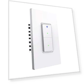 WiFi Smart Double Switch Button — Dimmer Switches, Youngzuth