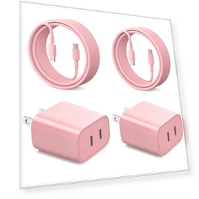 40W Dual Port USB C Wall Charger with 6FT USB C to C Cable — Chargers, Shenzhen Dipinle Technology Co., Ltd