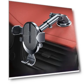 Car Phone Holder with Telescopic Suction Cup — Dashboard Installation Kits, AI Market